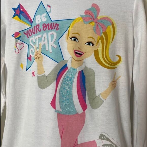 NICKELODEON JOJO SIWA Large (10/12) Shirt and Matching Mask - Picture 4 of 8